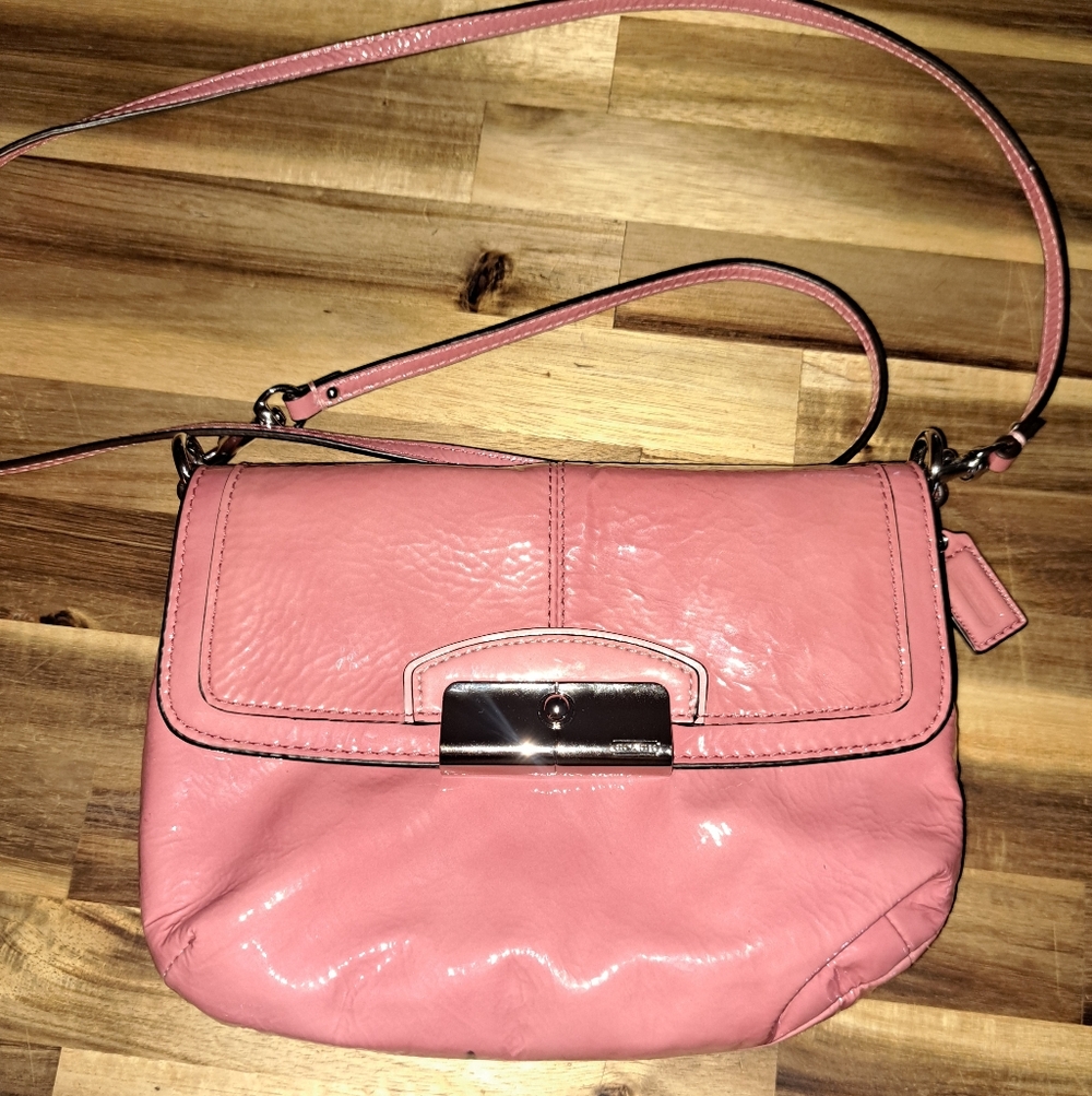 Vintage Coach "Kristin Pink" Patent Leather Crossbody